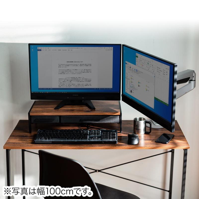 SANWA SUPPLY（サンワサプライ） パソコンデスク シンプルデスク 幅