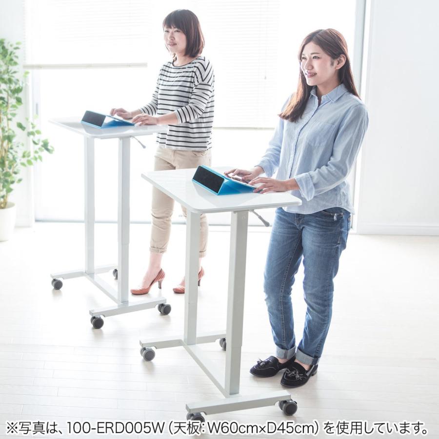SANWA SUPPLY 昇降式デスク 上下昇降 ガス圧式 キャスター付き SANWA SUPPLY 昇降式デスク 上下昇降 ガス圧式 キャスター付き