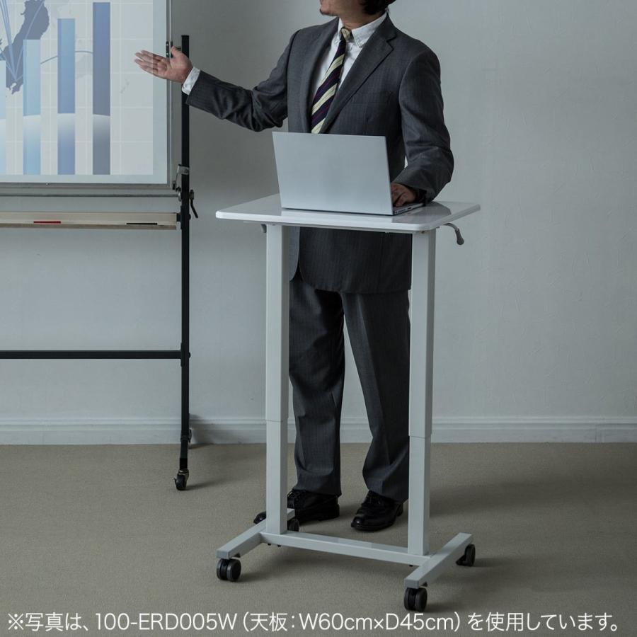 SANWA SUPPLY（サンワサプライ） 昇降式デスク 上下昇降 ガス圧式