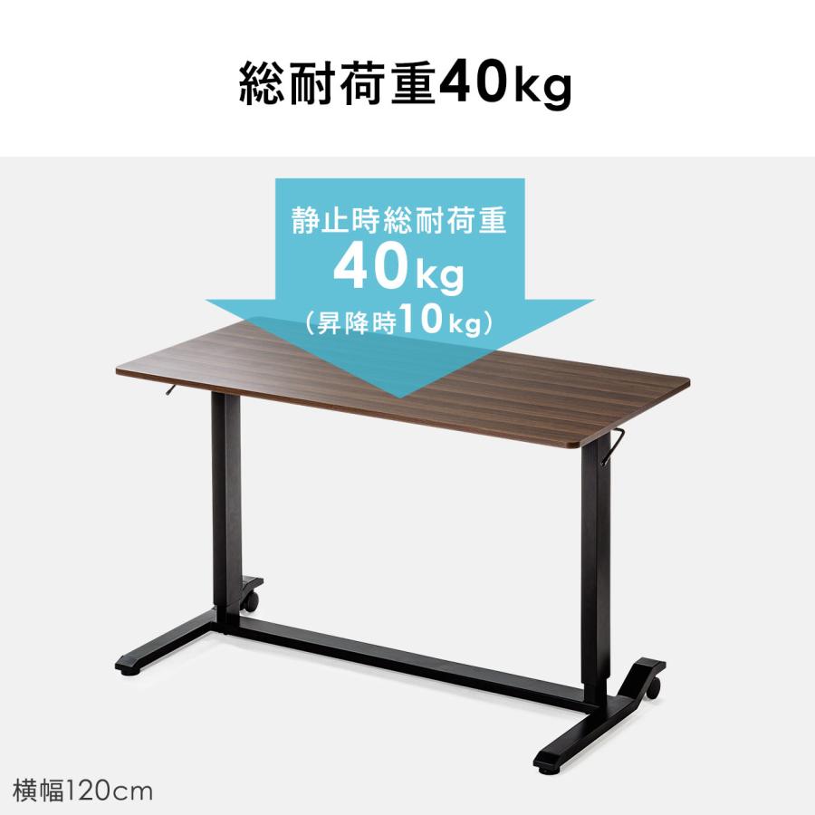 SANWA SUPPLY（サンワサプライ） ガス圧式昇降デスク 幅90cm 奥行60cm