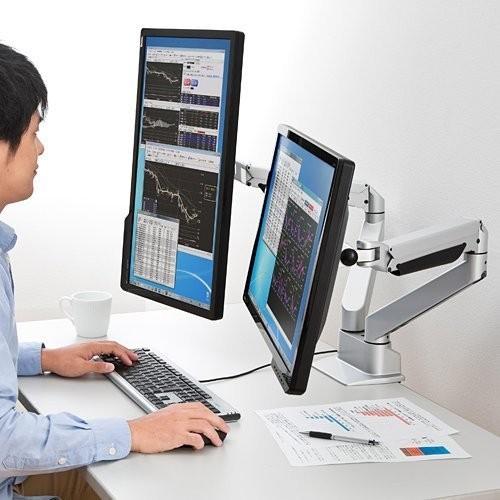 SANWA SUPPLY（サンワサプライ） 在庫限り モニターアーム 2画面
