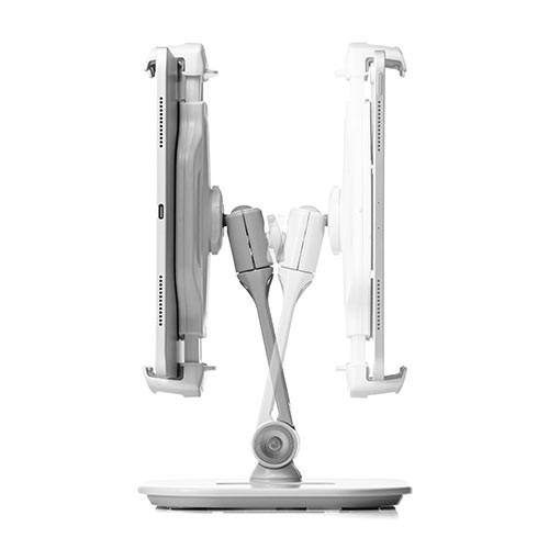 iPad・タブレットアームスタンド 6〜13インチ対応 角度調整 回転 スタンド式 ホワイト アルミ製 EZ1-LATAB013W|esupply|21