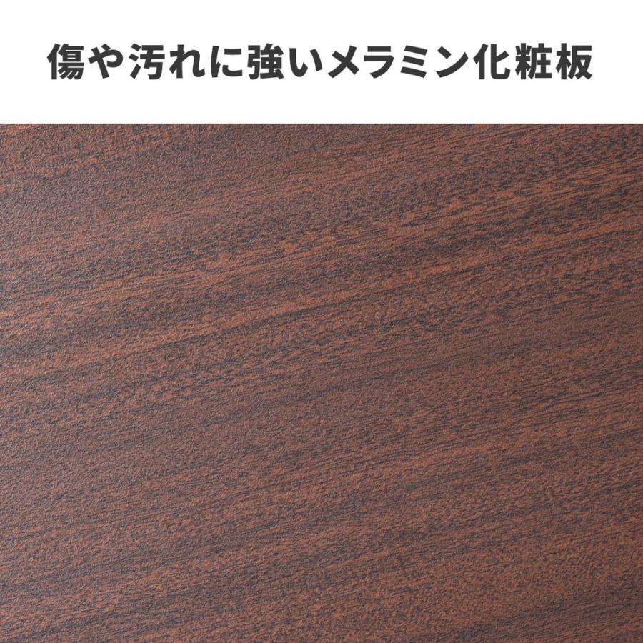 机上ラック モニター台 幅60cm クランプ固定式 2段 ハイタイプ シェルフ 机上ラック 机上台 ライトブラウン EZ1-MR186LM｜esupply｜13