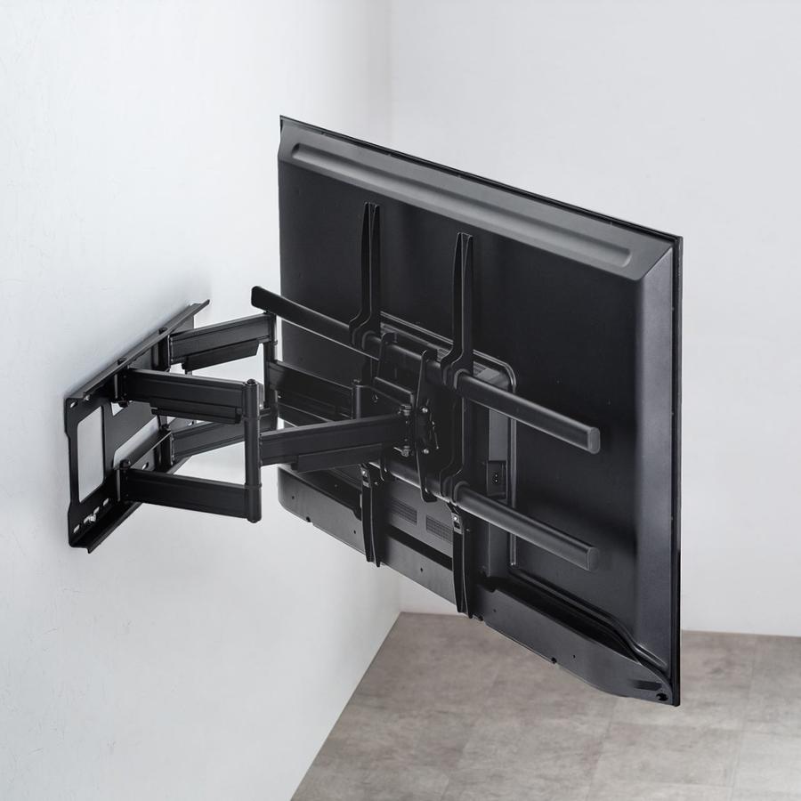 SANWA SUPPLY（サンワサプライ） テレビ壁掛け金具 100kg耐荷重 大画面