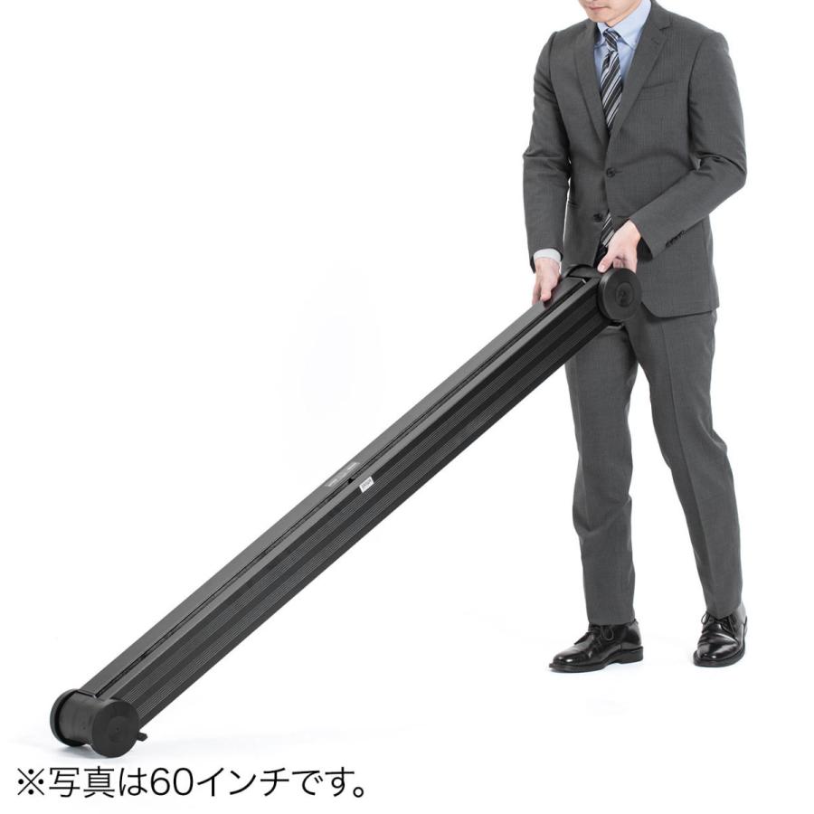 美品　サンワサプライ　プロジェクタースクリーン　床置き式　100インチ サンワダイレクト本店 サンワサプライ【オフィス・PC周辺通販】