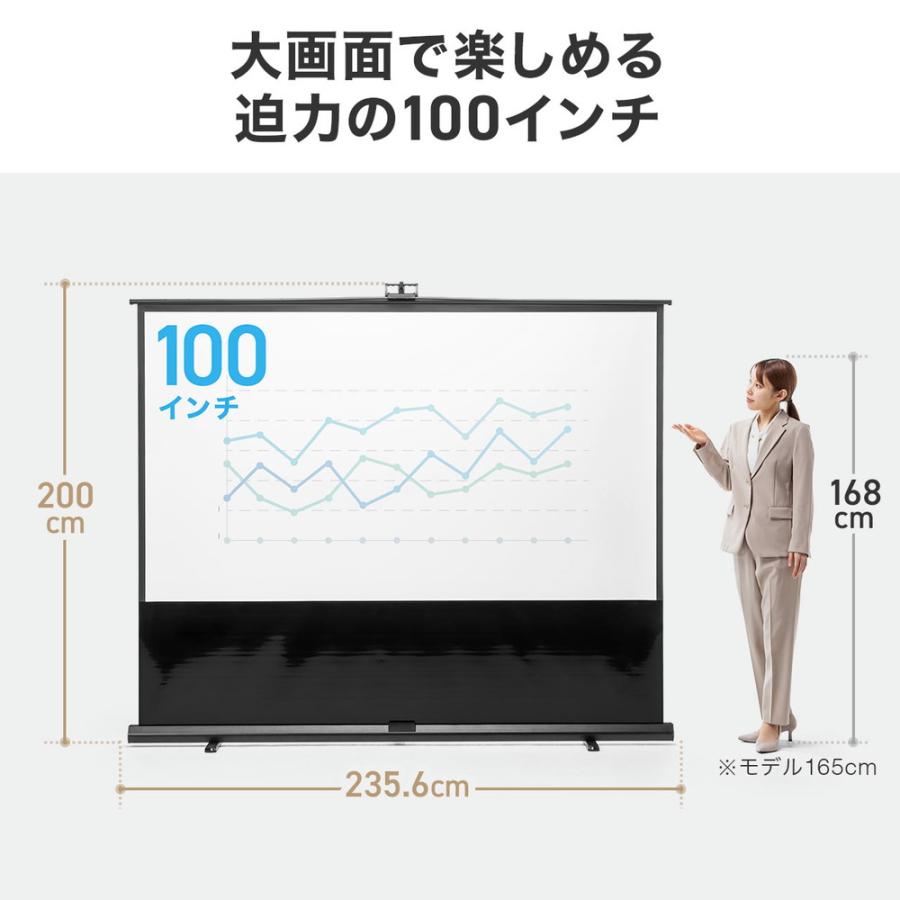 SANWA SUPPLY（サンワサプライ） プロジェクタースクリーン 100インチ