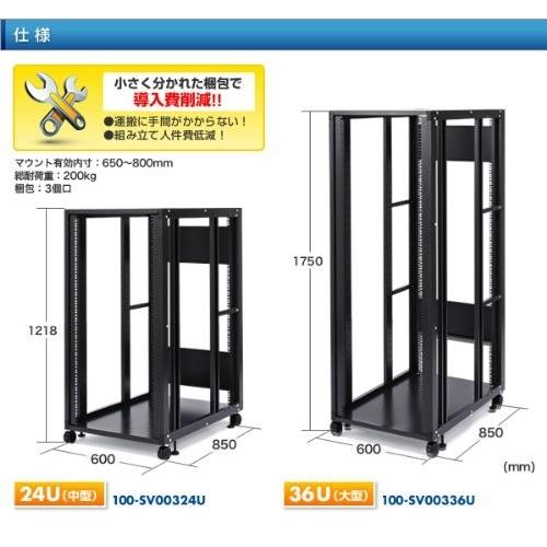 SANWA SUPPLY（サンワサプライ） 19インチラック サーバーラック