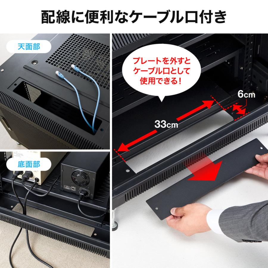 SANWA SUPPLY（サンワサプライ） サーバーラック 19インチマウント