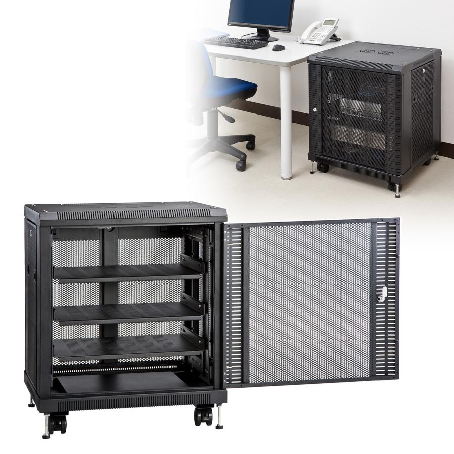 SANWA SUPPLY（サンワサプライ） サーバーラック ルーター ハブ収納