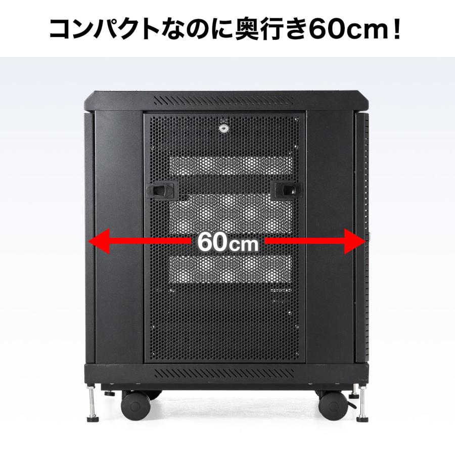 SANWA SUPPLY（サンワサプライ） サーバーラック ルーター ハブ収納