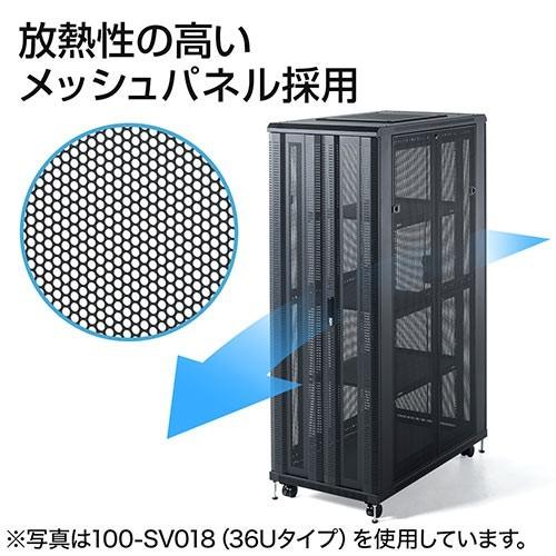 SANWA SUPPLY サーバーラック 19インチ 36U データセンター SANWA SUPPLY サーバーラック 19インチ 36U データセンター