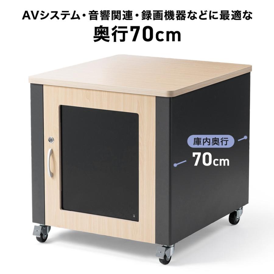 SANWA SUPPLY（サンワサプライ） 防音ラック 騒音低減ラック 19インチ