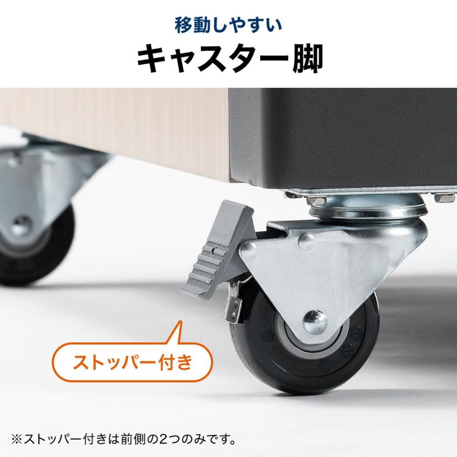 防音ラック 騒音低減ラック 19インチ 24U 中型 AVシステム 音響機器 奥行78.2cm 高さ126cm EZ1-SV036 代引き不可 個人様宅への配送不可の画像