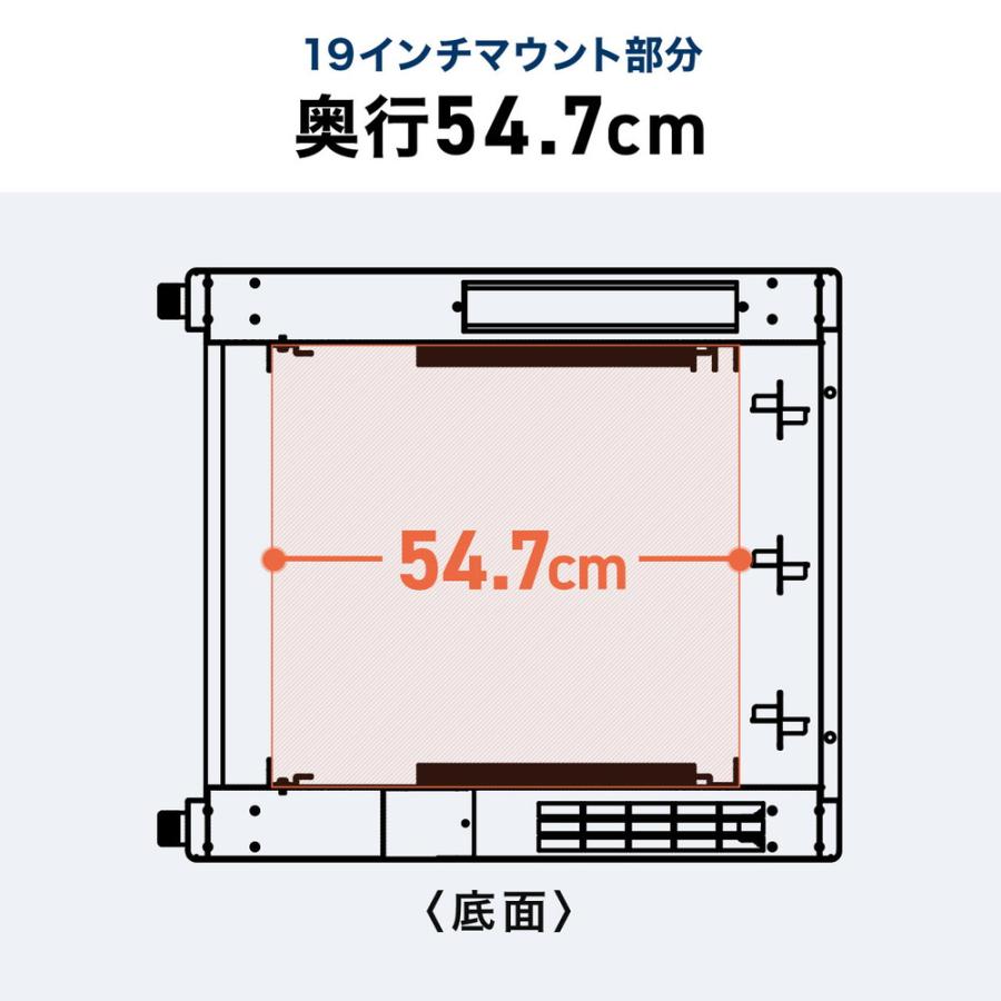 防音ラック 騒音低減ラック 19インチ 24U 中型 AVシステム 音響機器 奥行78.2cm 高さ126cm EZ1-SV036 代引き不可 個人様宅への配送不可の画像
