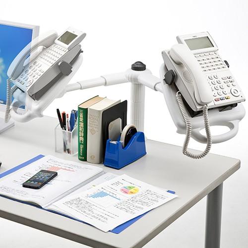 SANWA SUPPLY（サンワサプライ） 電話台 オフィス テレフォンアーム