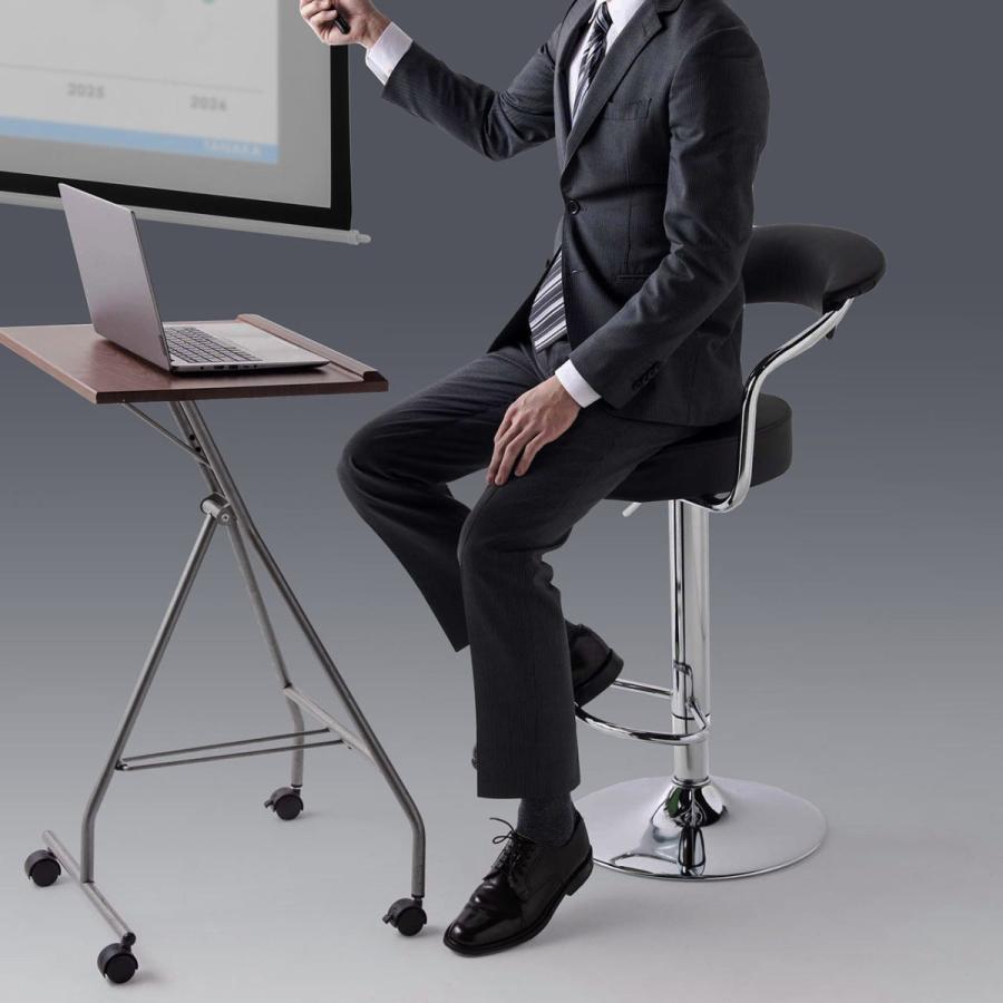 SANWA SUPPLY（サンワサプライ） カウンターチェア バーチェア ガス圧