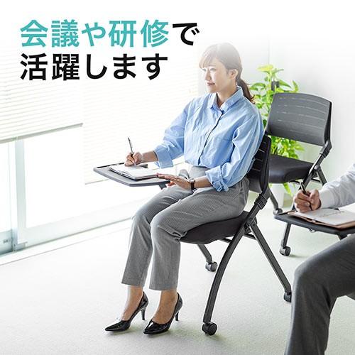 SANWA SUPPLY（サンワサプライ） ミーティングチェア 2脚セット