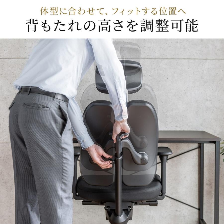 SANWA SUPPLY エルゴノミクスチェア 体圧分散 腰への負担軽減 SANWA SUPPLY エルゴノミクスチェア 体圧分散 腰への負担軽減