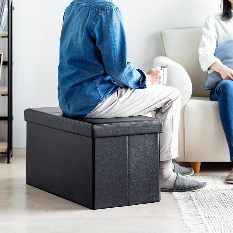 SANWA SUPPLY（サンワサプライ） 収納スツール チェア 椅子 収納