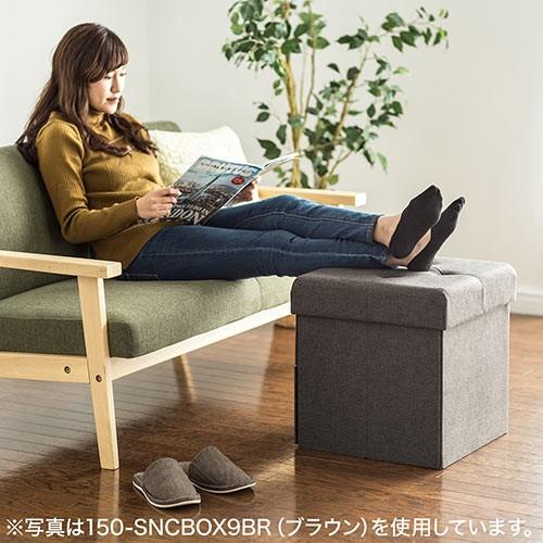 SANWA SUPPLY（サンワサプライ） 収納スツール 収納ボックス