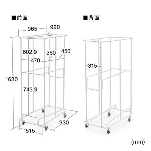 SANWA SUPPLY（サンワサプライ） パイプ椅子収納台車 折りたたみ椅子