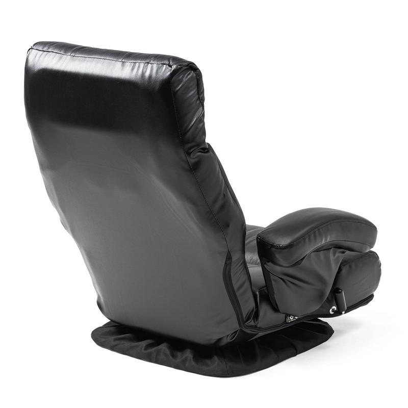 座椅子 本革 360度回転 ハイバック リクライニング 高齢者 立ち座りしやすい 肘掛け付 ヘッドレスト 敬老の日 プレゼント EZ15-SNCF028｜esupply｜12