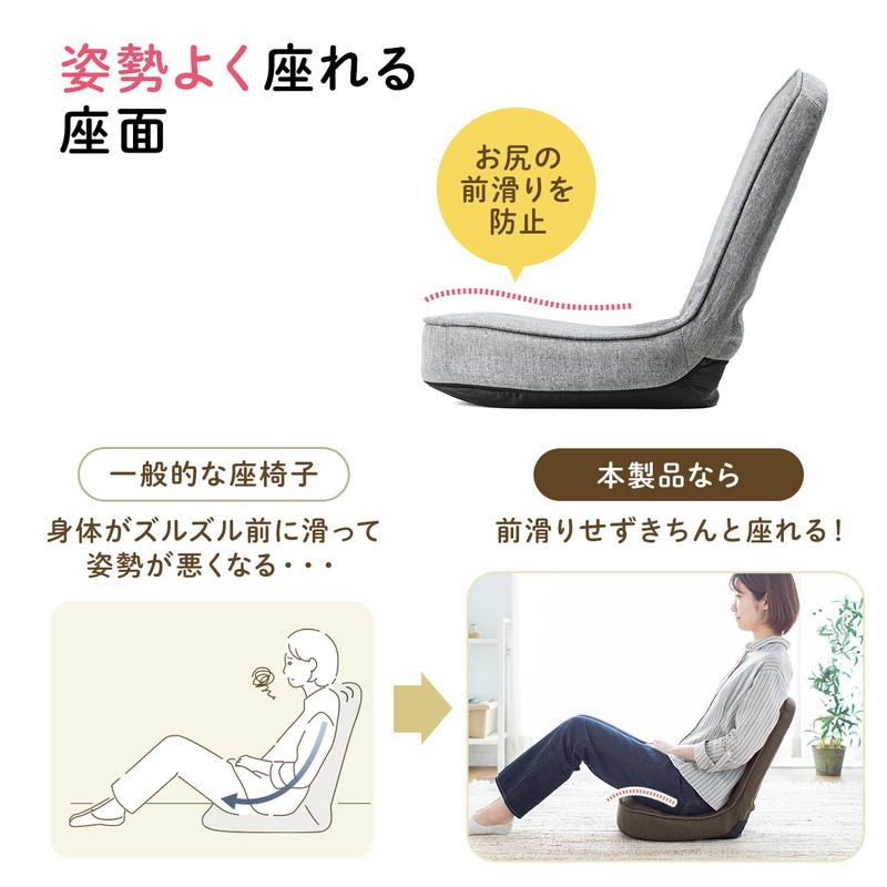 SANWA SUPPLY（サンワサプライ） 折りたたみ座椅子 コンパクト 子ども