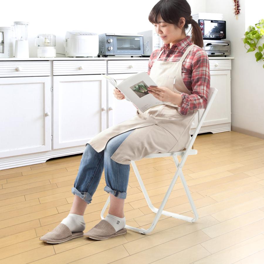 組み立て式　コンパクトチェア 4脚セット 組み立て式 コンパクトチェア 4脚セット 4脚セット】 折りたたみ