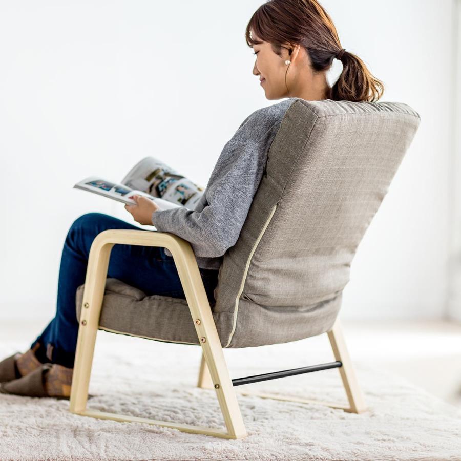 高座椅子 角度調節 コンパクト 折りたたみ 軽量 肉厚クッション 高座椅子（角度調節・コンパクト・折りたたみ・軽量・肉厚