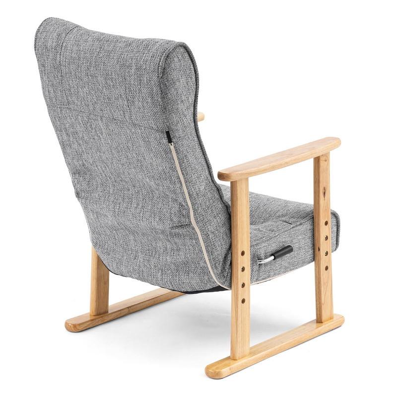 SANWA SUPPLY（サンワサプライ） 高座椅子 立ち座りしやすい 肘掛け付