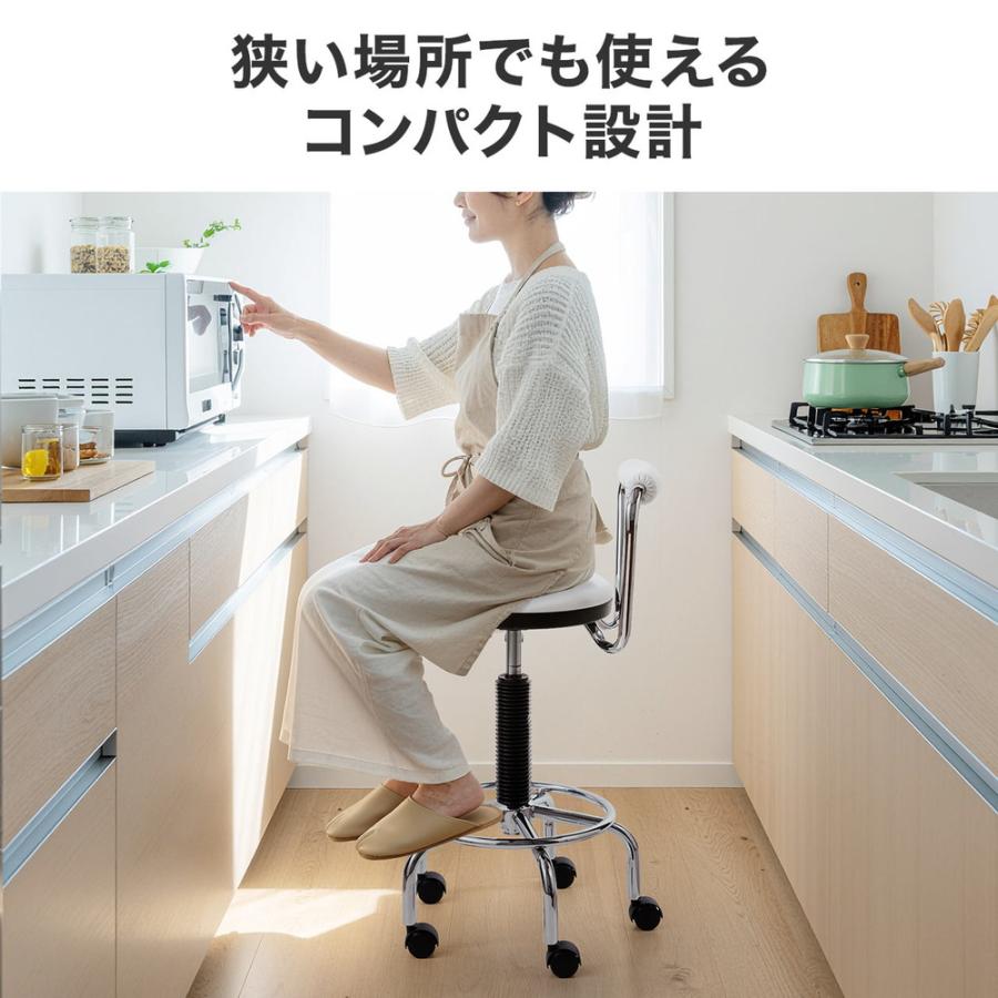 SANWA SUPPLY（サンワサプライ） カウンターチェア ラウンドスツール