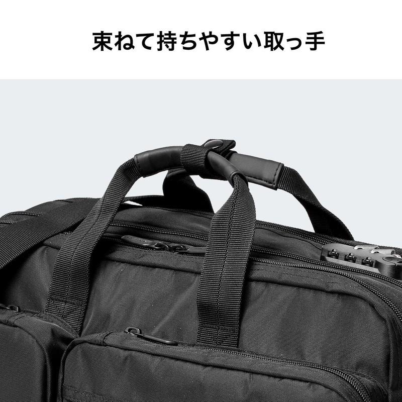 ビジネスバッグ 大容量 28L リュック ショルダー 手提げ A4収納対応 キャリーサポーターつき EZ2-BAG048-L｜esupply｜14