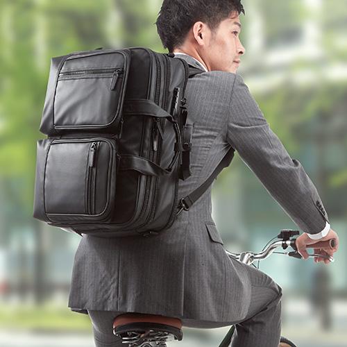 SANWA SUPPLY（サンワサプライ） 予約 ビジネスバッグ 耐水素材 メンズ