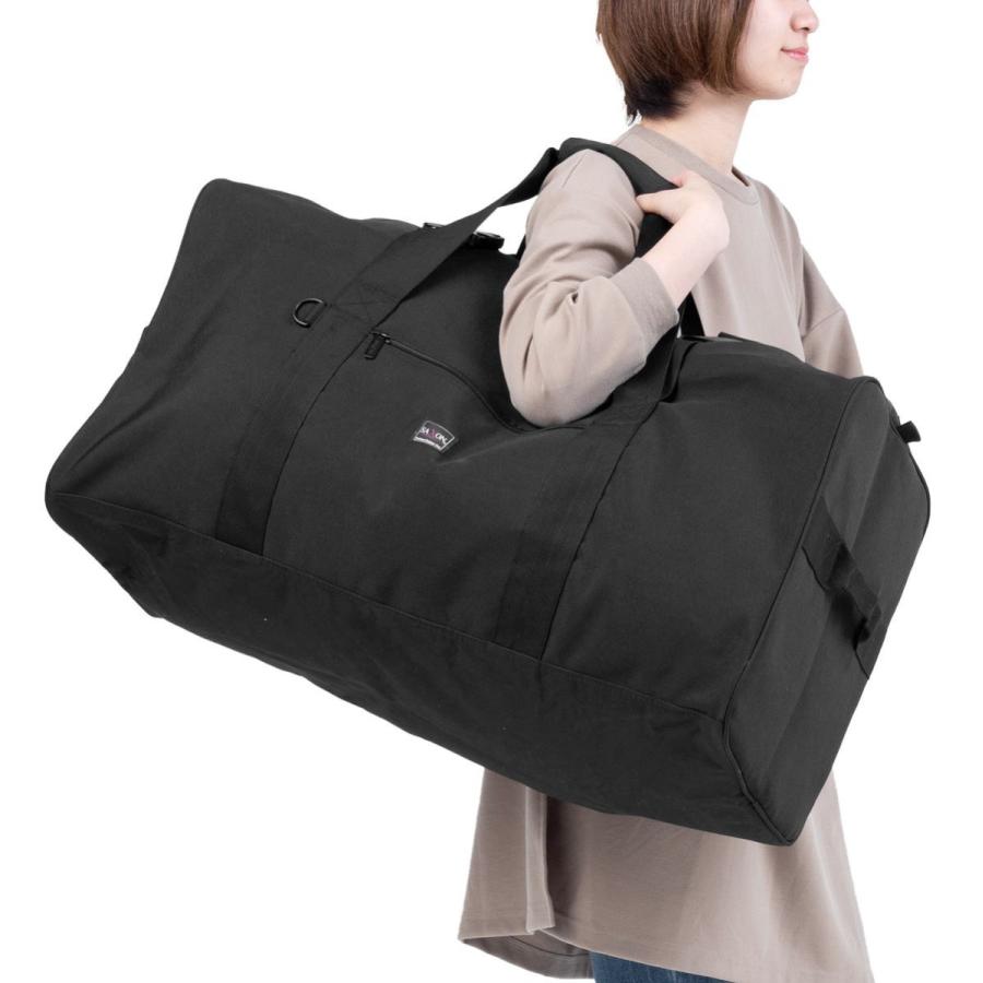 大容量ボストンバッグ 超大容量96L 引っ越し 布団 大型スポーツ用品 折りたたみ可 EZ2-BAG160BK｜esupply｜19