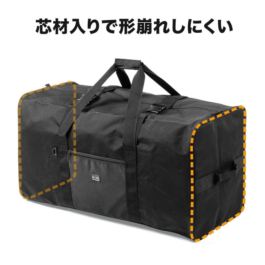 大容量ボストンバッグ 引っ越しバッグ 布団バッグ 大型バッグ 151L  EZ2-BAG161BK｜esupply｜09