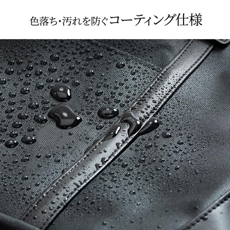ビジネスバッグ 日本製 倉敷帆布 ブリーフケース 手持ち ショルダー A4対応 ネイビー EZ2-BAG168NV　おしゃれの画像