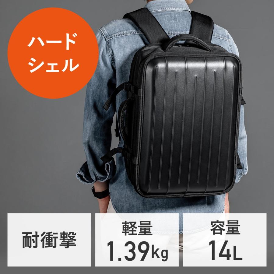 SANWA SUPPLY（サンワサプライ） ハードリュック ハードシェルリュック
