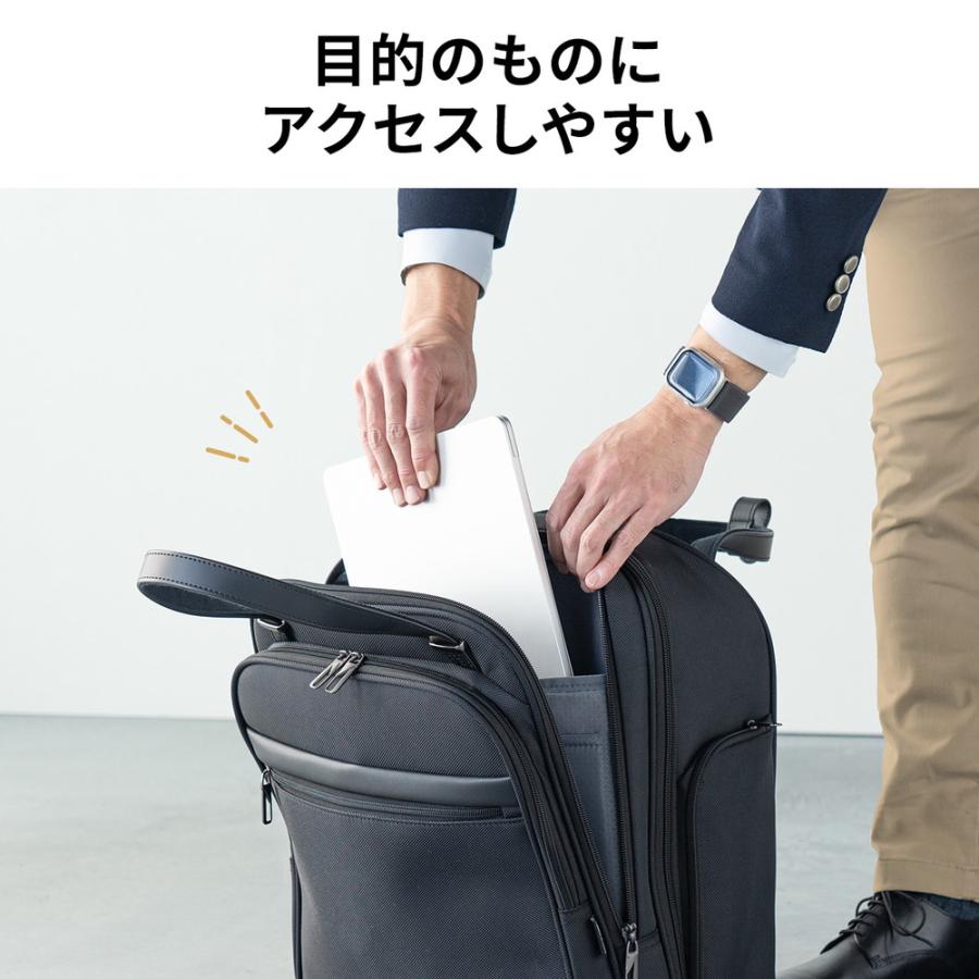 サンワダイレクト キャリーバッグ ビジネスバッグ ブラック 22L Amazon.co.jp: [サンワダイレクト] キャリーバッグ ビジネスバッグ