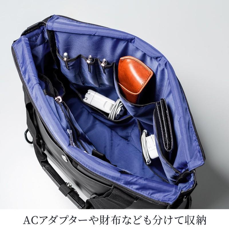 トートバッグ リュック ショルダー メンズ ビジネス A4 旅行 ファーストダウン 20L 撥水 通勤 通学 EZ2-BAGFT4BK｜esupply｜09