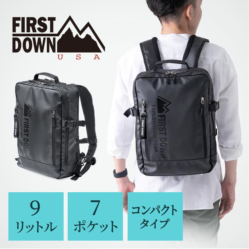 バックパック メンズ リュックサック A4 コンパクト 通勤 旅行 PCリュック ファーストダウン 9L EZ2-BAGFT6BK｜esupply