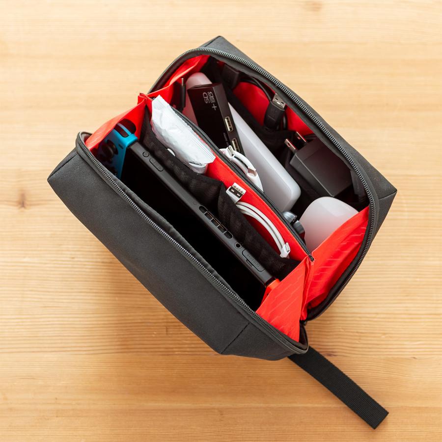 SANWA SUPPLY ポーチ トラベルポーチ ガジェットポーチ 小物入れ