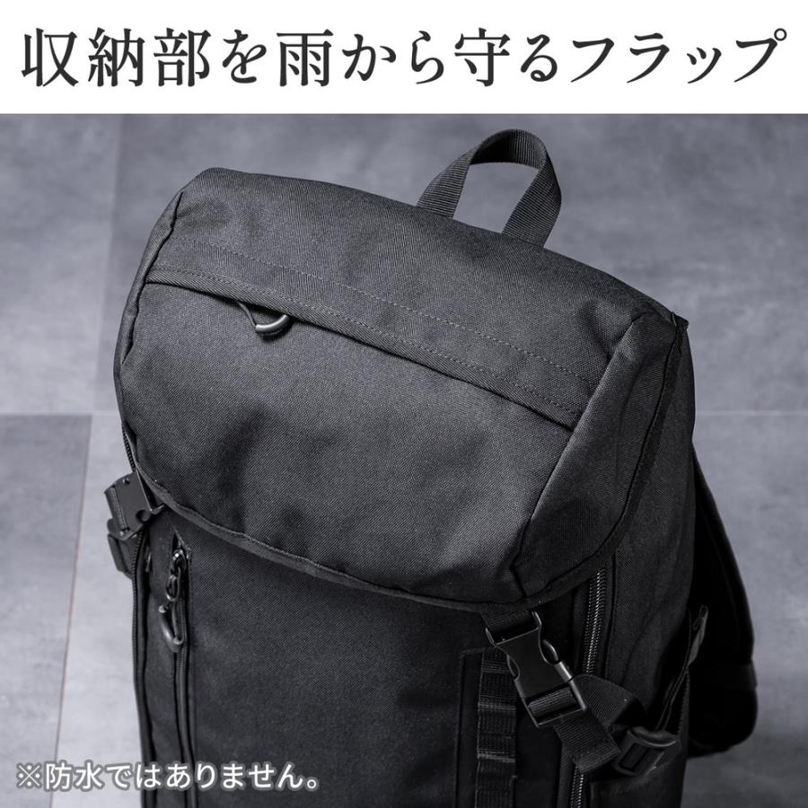 SANWA SUPPLY（サンワサプライ） リュック フラップ付き ロゴレス 15.3