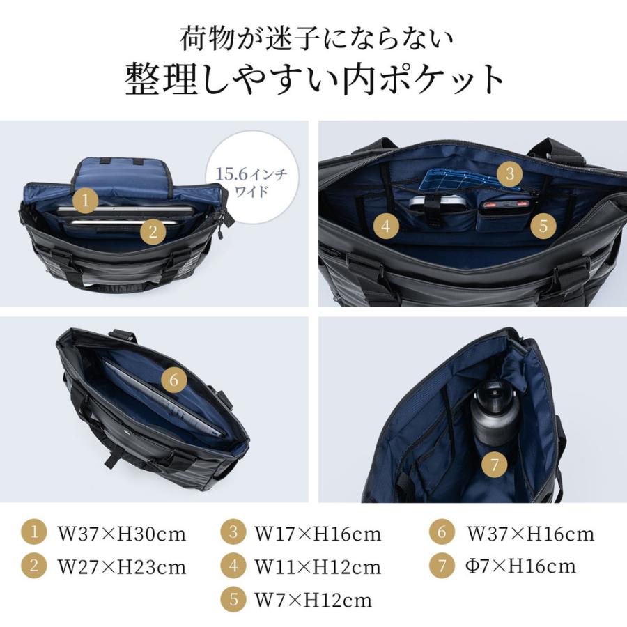 SANWA SUPPLY（サンワサプライ） 3WAYトートバッグ Reebok 防水生地