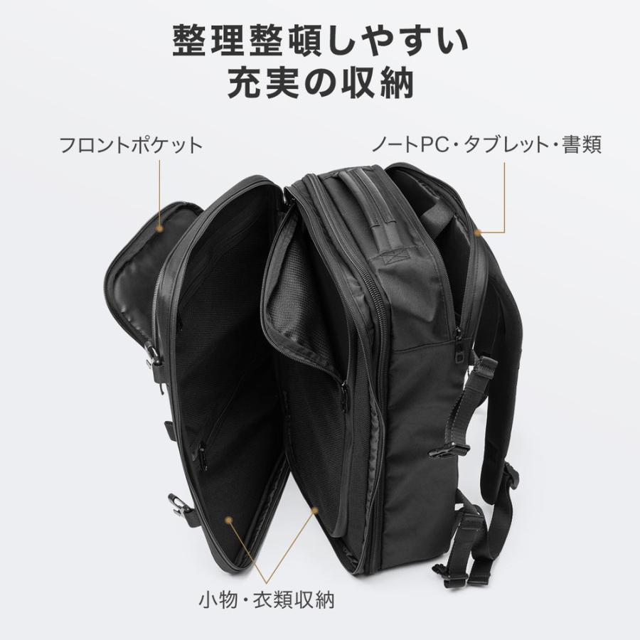 SANWA SUPPLY（サンワサプライ） リュック 拡張 22〜33リットル 大容量