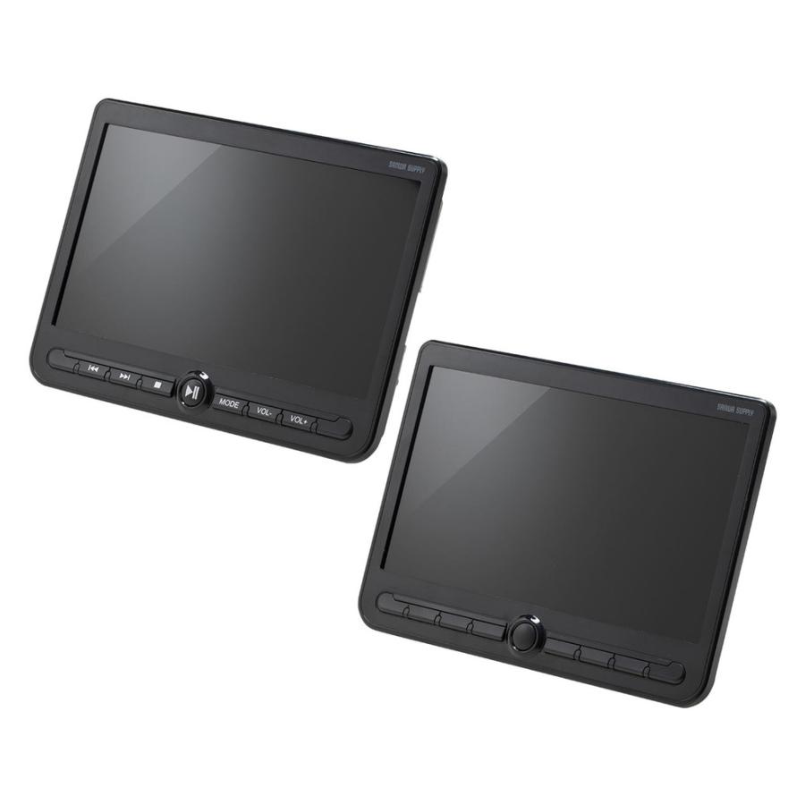 SANWA SUPPLY ヘッドレストモニター 後部座席 10.1インチ 親機 SANWA SUPPLY ヘッドレストモニター 後部座席 10.1インチ 親機