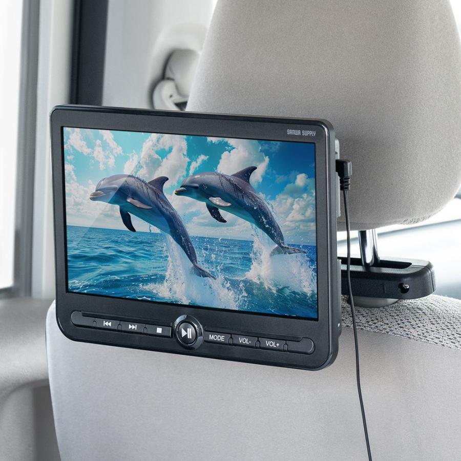 SANWA SUPPLY（サンワサプライ） ヘッドレストモニター 後部座席 10.1