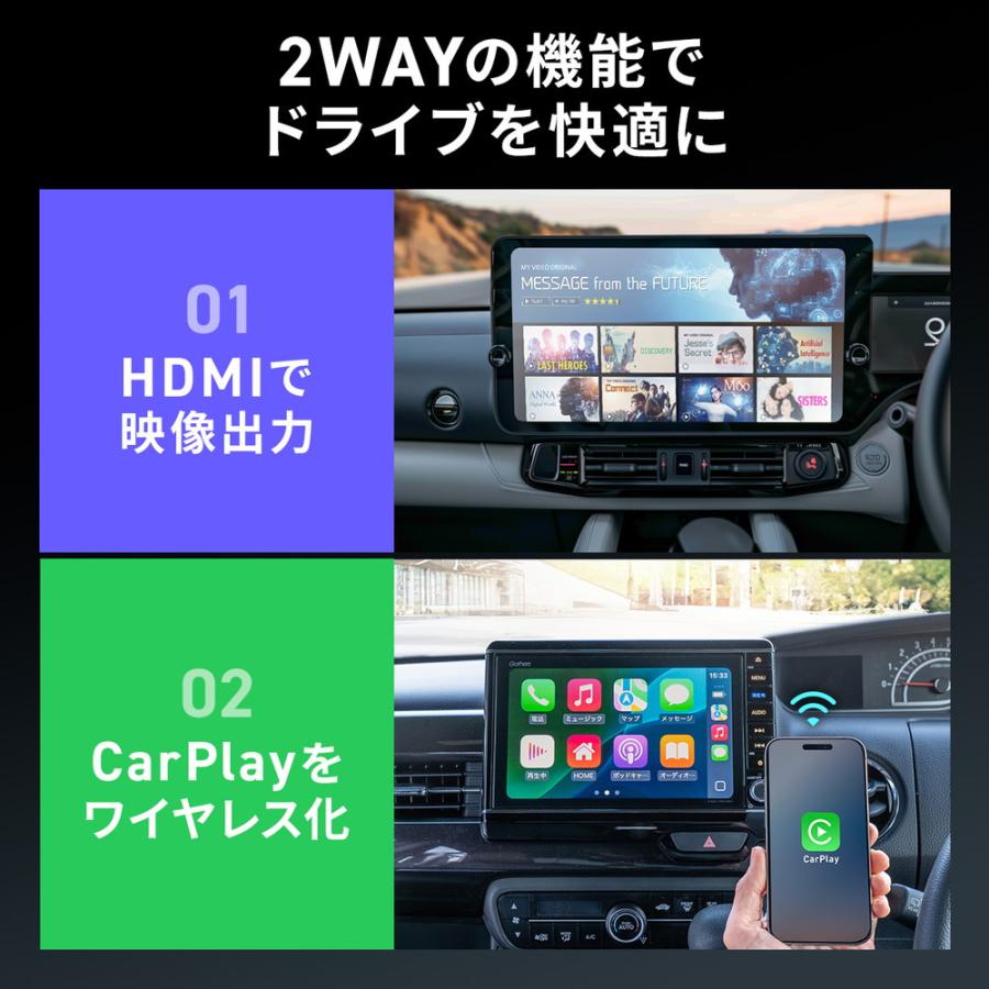 SANWA SUPPLY（サンワサプライ） マルチメディアアダプター Car Play