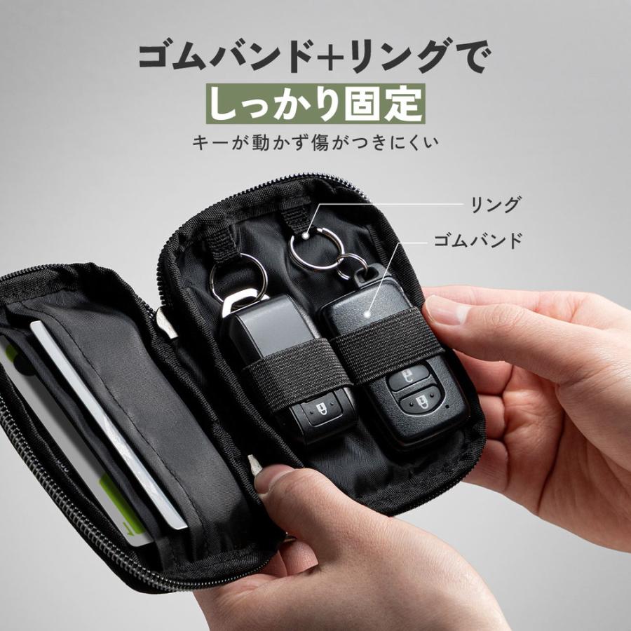 SANWA SUPPLY（サンワサプライ） スマートキーケース 鍵 コーデュラ