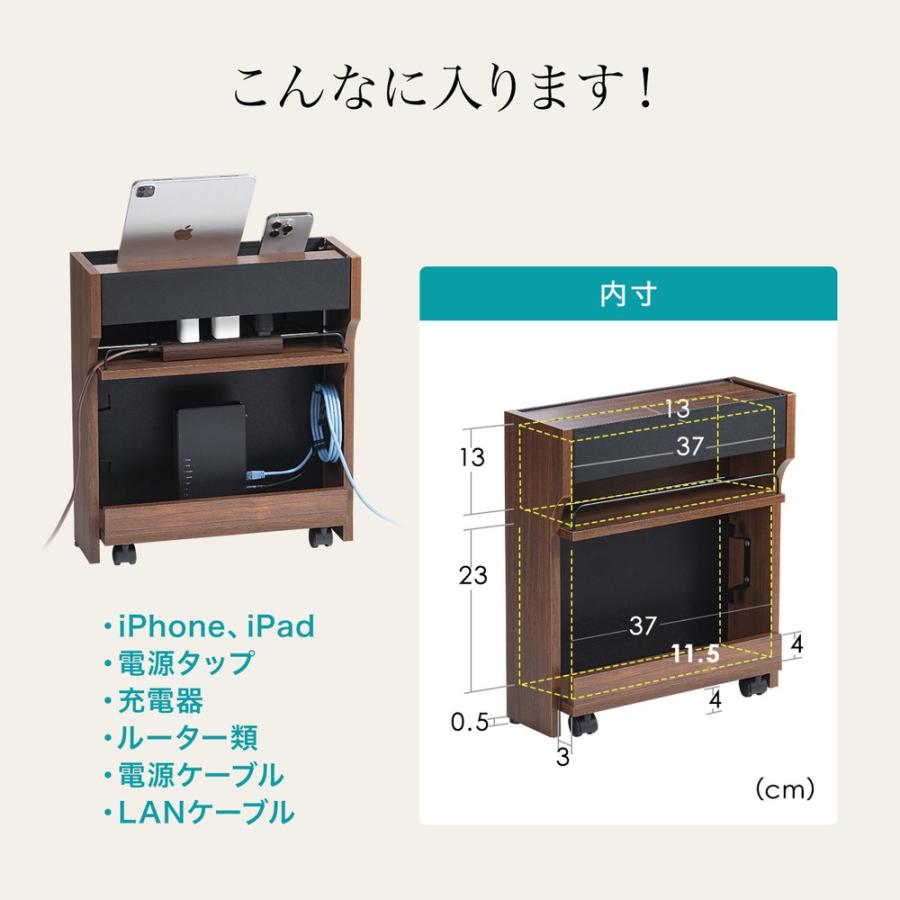 SANWA SUPPLY（サンワサプライ） ルーター収納ボックス ケーブル