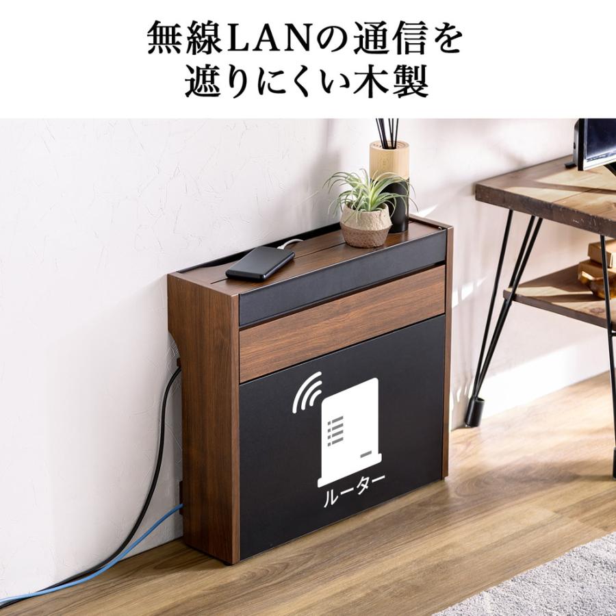 SANWA SUPPLY（サンワサプライ） ルーター収納ボックス ケーブル